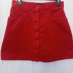 Metropolitan New York Red Skirt size 8